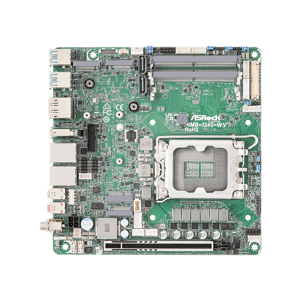 ASRock Industrial IMB-1230 Raptor Lake Mini ITX MB, 2 x 2.5GbE, TPM 2. –  MITXPC