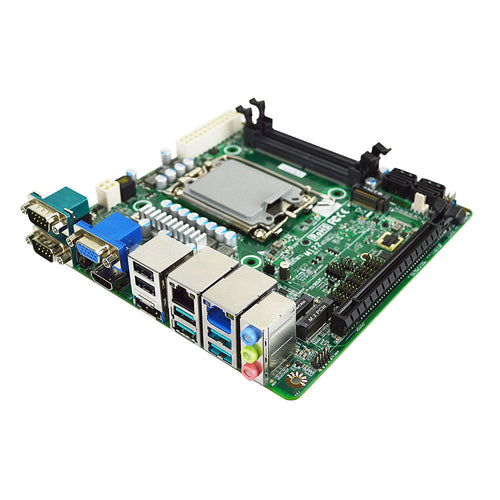 Jetway MI225H6102 Raptor Lake Mini ITX Motherboard, Dual LAN, TPM 2.0