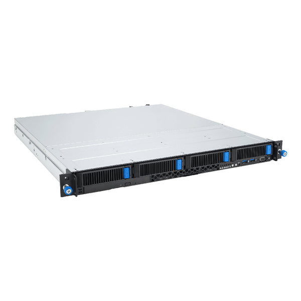 ASUS RS300-E12-RS4 Intel Xeon E-2400 1U Server, 4 x 3.5"/2.5"
