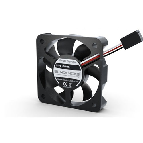 Blacknoise industrial fans NB-IP55-series 50x50x10 Fan, 3000 RPM, 16.7 dBA, 5.18 CFM Airflow IND-5010-30-12