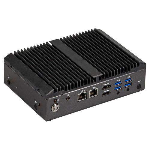 GigaIPC QBiX-Pro-EHLA6412H-A1 Qbix Pro Industrial PC, Dual LAN, 3x COM