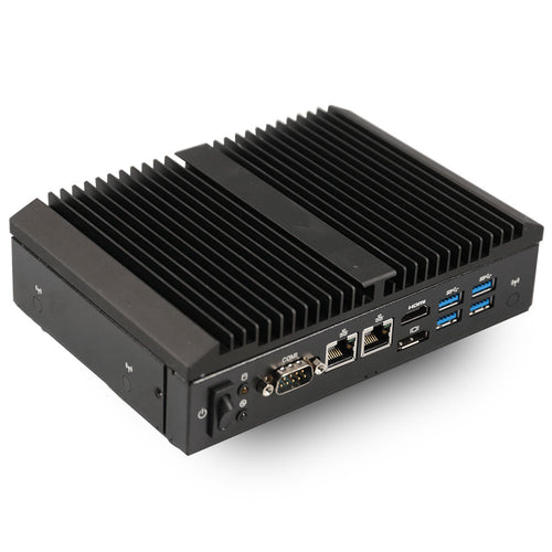 GigaIPC QBiX-Pro Intel Core i3-7100U Industrial Fanless PC, Dual Intel LAN, Wide DC Input & Wide Operating Temperature