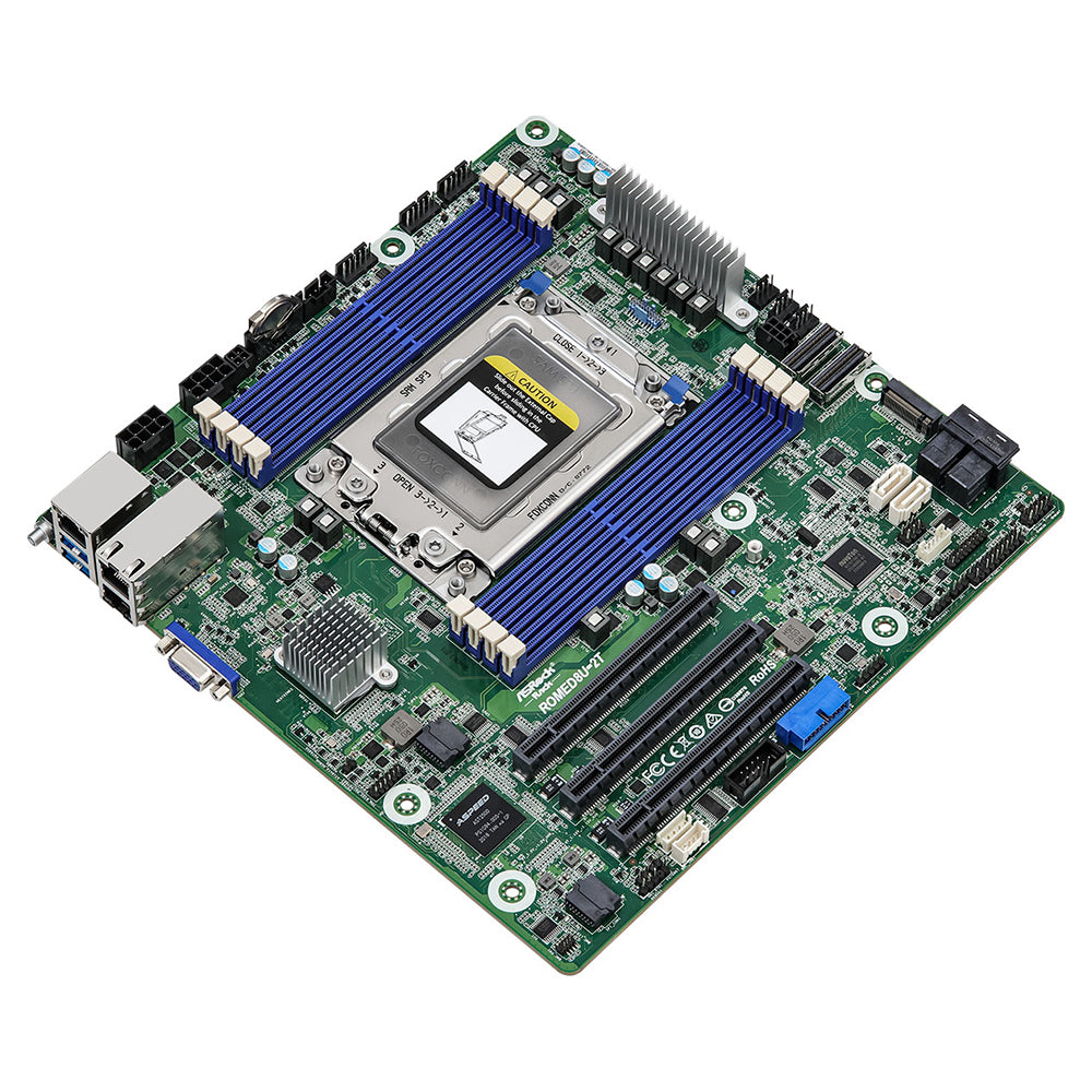 ASRock Rack ROMED8U-2T Milan EPYC 7003 Micro ATX MB, Dual 10G LAN