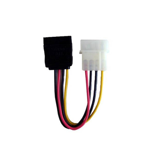 4-Pin Molex Male Connector to SATA Female Power Connector - POW-SATA