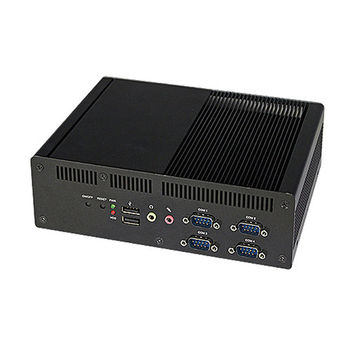Jetway HBFDF835 Intel Whiskey Lake Core i5 Fanless Industrial PC with vPro, Dual Intel GbE LAN