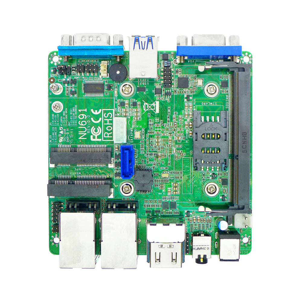 Jetway NU691-3455 Celeron 3455 Quad Core NUC Motherboard, Dual LAN