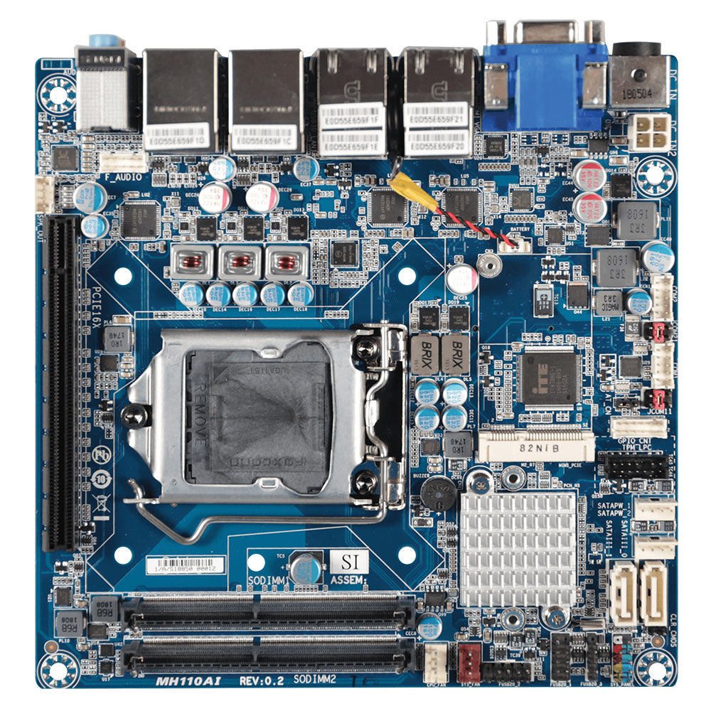 Mini Itx Lga 1151 7th Gen Motherboard GigaIPC Intel H110 6th/7th