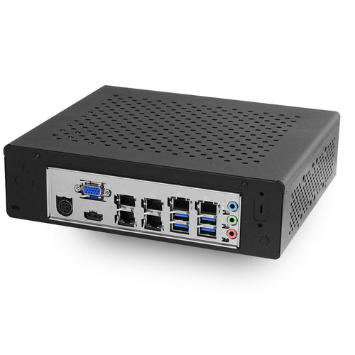 MITXPC Intel Core i3-7100 Industrial Networking Mini PC, 6 x GbE LAN