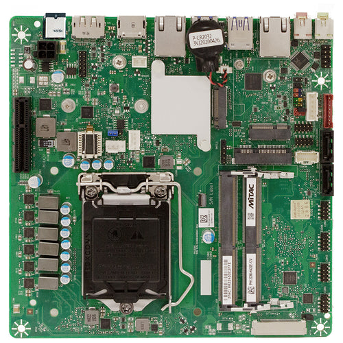 Mitac PH12CMI-Q470E-19V Comet Lake LGA1200 Thin Mini ITX Motherboard, Dual Intel LAN