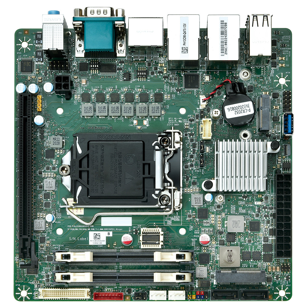 Mitac PH13CMI-Q470-ATX Comet Lake 10th Gen Mini ITX Motherboard, vPro, Dual LAN