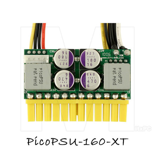 PicoPSU-160-XT: 160W 12V DC-DC 24-pin ATX Power Supply