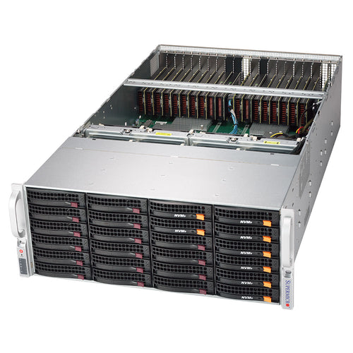 Supermicro 6049GP-TRT Dual Intel Xeon Scalable 4U Rackmount GPU Server, 20 x GPU slots