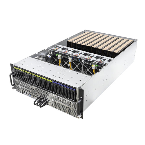 ASRock Rack 4U10G-GENOA2 Dual AMD EPYC Genoa 4U 10 GPU Server w/ 3+1, 2000W CRPS & 16 hot-swap 2.5" NVMe drive bays