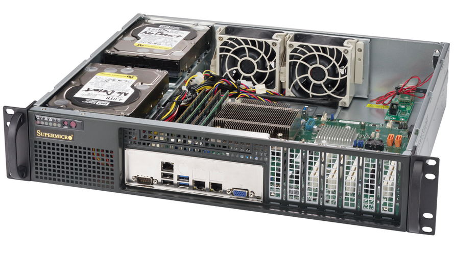 Supermicro CSE-523L-505B 2U Chassis w/ 500W 80-PLUS Platinum Power Supply, 523L-505B