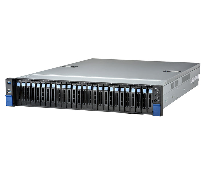 Mitac B8056T70AE26HR-2T-HE-TU AMD Turin EPYC 9005 2U Storage Server, 26 x NVMe U.2 Hot Swap
