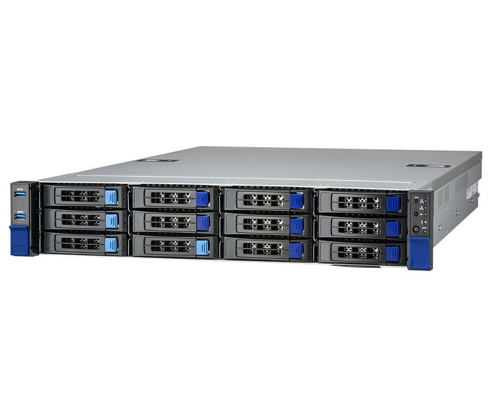 Tyan B8056T70V8E6HR AMD Genoa EPYC 9004 2U Storage Server, 12 x 3.5/2.5 Bays