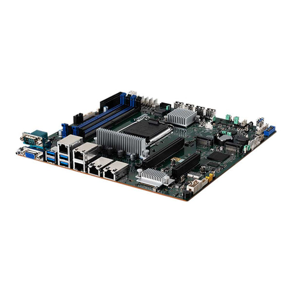 MSI D1500GB4N-10G-HE Intel Xeon E-2400 Micro ATX Motherboard w/ Dual 10G & Dual GbE LAN, IPMI