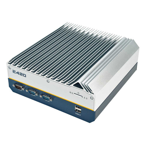 Mitac E420 Intel 12th Gen H610 Raptor Lake Fanless Industrial Rugged System w/ Dual LAN & Dual COM