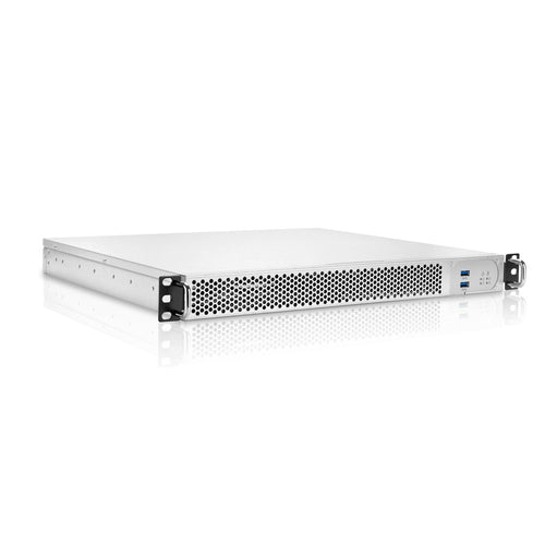 MITXPC Short Depth 1U Rackmount Server, Dual LAN, Intel RST RAID, PCIe Expansion - RFS-PH13FEI-RF100