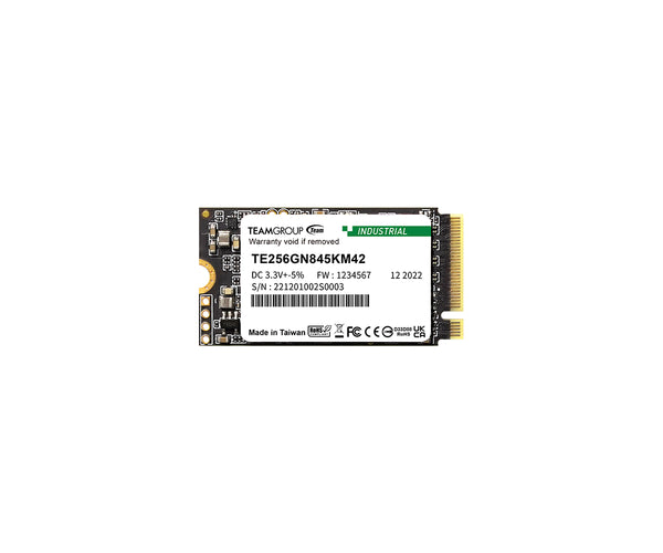Team Group Industrial 1TB NVMe M.2 2242 SSD - TE1TN845KM42