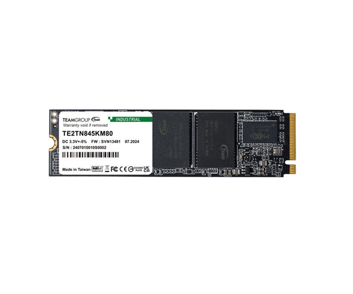 512GB Team Group Industrial N845-M80 Wide Temp NVMe M.2 2280 SSD