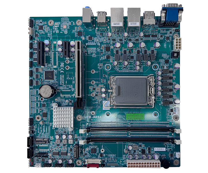 Jetway UTX-ARS1-H810 Core Ultra Micro ATX MB, TPM 2.0, 2 x 2.5G LAN