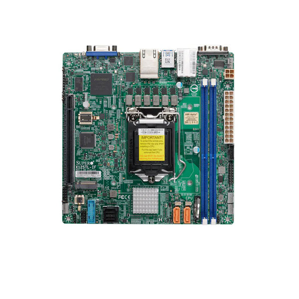 Supermicro X12STL-IF Xeon E-2300 Rocket Lake C262 Mini-ITX MB, Dedicated IPMI