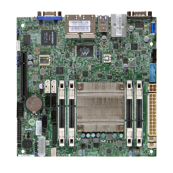 Supermicro A1SRI-2758F Atom C2758 8-Core Mini ITX MB, Quad LAN, IPMI