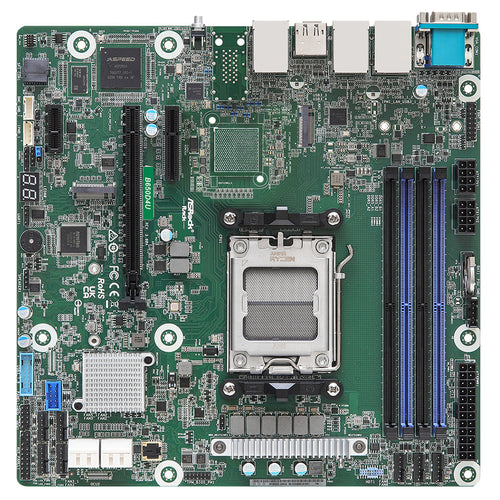 ASRock Rack B650D4U AMD Ryzen 7000 Micro ATX Motherboard, Dual LAN and Management LAN