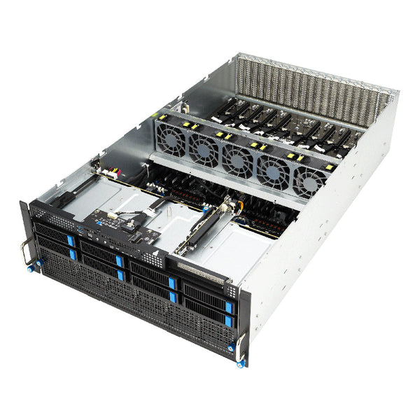 ASUS ESC8000A-E12 Dual EPYC 9004 8 GPU 4U Server, 8 x 3.5