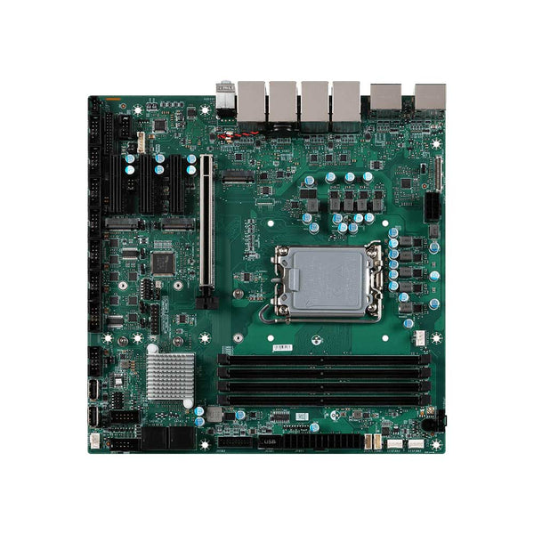 MSI MS-CF09-001 Intel 14th Gen R680E Express Alder Lake Micro-ATX Motherboard w/ 4 x 2.5GbE LAN