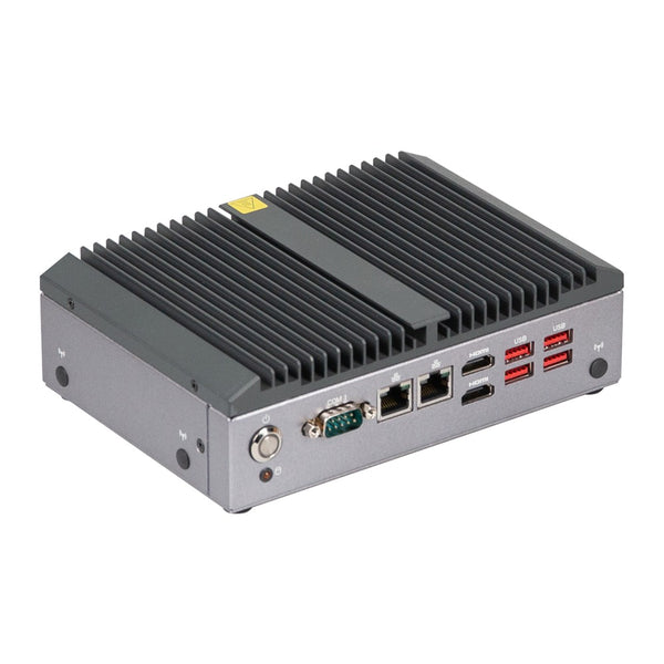 GigaIPC QBiX-Pro-ARUA225H-A1 Intel Core Ultra 5 225U Fanless Industrial PC, Dual Display, Dual 2.5GbE LAN
