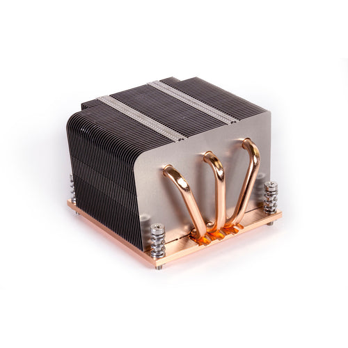 Dynatron R8 LGA2011 LGA2066 Square Aluminum Fins Copper Base CPU Heatsink 165W TDP