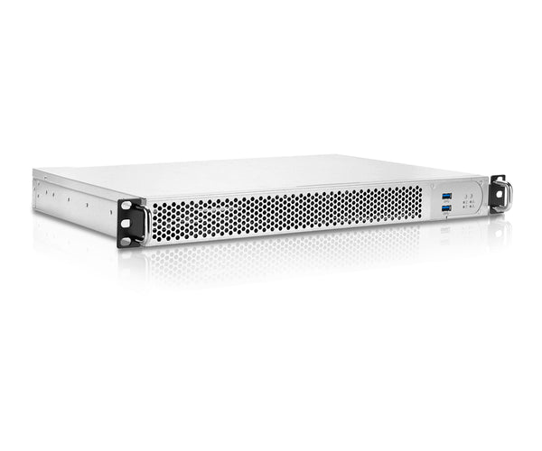 MITXPC Intel Industrial Short Depth 1U Rackmount Server, Dual LAN, Support 2 x 3.5" HDD
