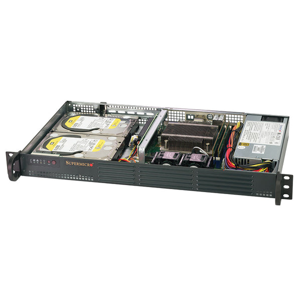 Supermicro 5019C-L Intel Xeon E-2100 1U Rackmount w/ Dual GbE LAN, 4 x 2.5