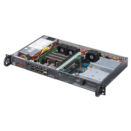 Supermicro SuperServer 5019D-FN8TP 1U Rackmount w/ Intel Xeon D-2146NT, 2x 10GBase-T, 2x SFP+, 4x GbE LAN, IPMI
