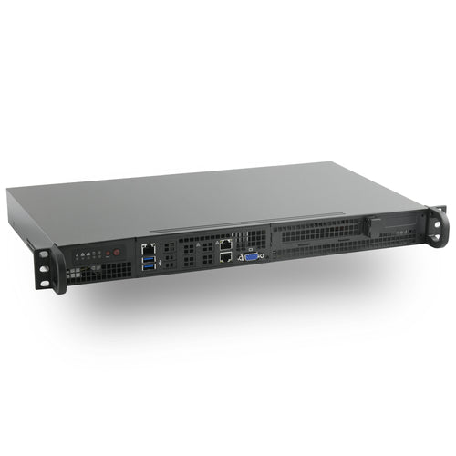 Supermicro Intel Xeon D-2123IT Quad Core Front I/O 1U Server w/ 2x 10Gbase-T Ports