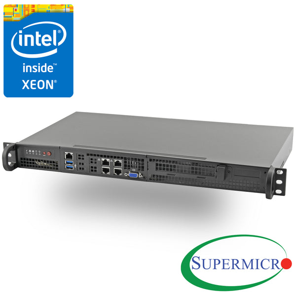 Supermicro Xeon D-1518 Mini 1U Rackmount w/ Dual 10GbE, IPMI, RS
