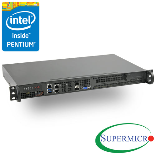 Supermicro Front I/O Mini 1U Rackmount w/ Dual 10GbE, SFP+, IPMI, RS-SMX10TP4F-FIO