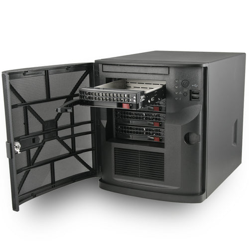 MITXPC Network Attached Storage (NAS) Solution - 4 x 3.5" Drive Bays, 10GBase-T, Mini Tower with TrueNAS Software
