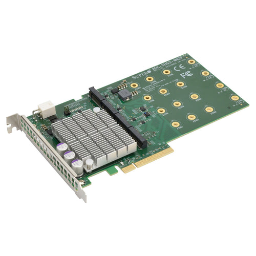 Supermicro AOC-SHG3-4M2P PCI-E 3.0 Carrier Card for Four NVMe M.2 SSDs