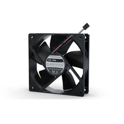 Blacknoise industrial fans NB-IP55-series 120x120x32 Fan, 1900 RPM, 34.3 dBA, 77.51 CFM Airflow 24Volt IND-1232-19-24