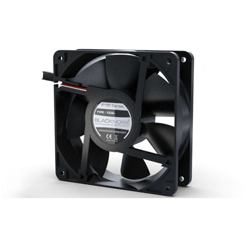 Blacknoise industrial fans NB-IP55-series 120x120x38 Fan, 2800 RPM, 44 dBA, 105 CFM Airflow 24Volt IND-1238-28-24