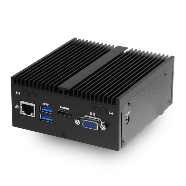 GigaIPC QBiX Intel Pentium N4200 Quad Core Industrial Fanless PC , LAN,  HDMI & VGA