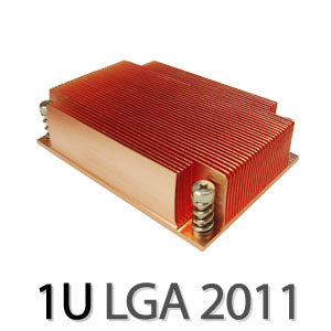 Dynatron R12 1U Copper Heatsink / CPU Cooler, Intel LGA 2011, i7, Xeon, Socket R