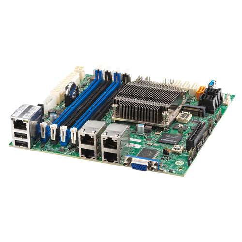 Supermicro A2SDI-4C-HLN4F Atom C3558 Quad Core Mini ITX Motherboard, 4x GbE LAN, IPMI