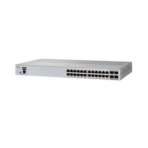 Cisco Catalyst WS-C2960L-24PS-LL Ethernet Switch with 24 PoE+, 4 SFP Ports
