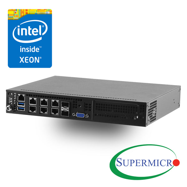 Supermicro SYS-E300-8D Intel Xeon D-1518, Dual 10G SFP+, 6 GbE LAN, Mini  Server