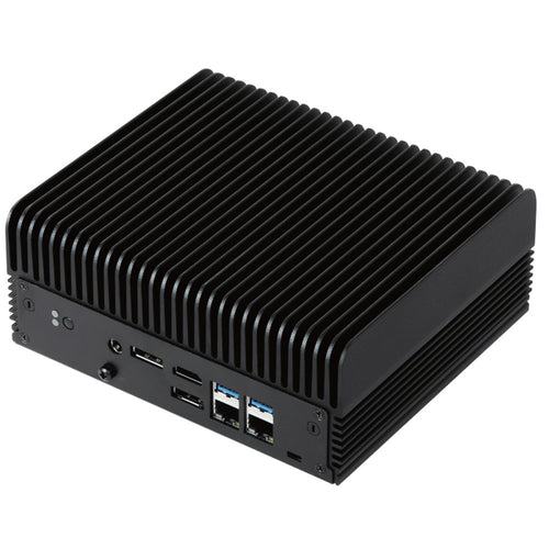 ASRock iBOX-V1000M AMD Ryzen Embedded V1605B Quad Core Fanless Industrial PC, Dual LAN & Triple Display