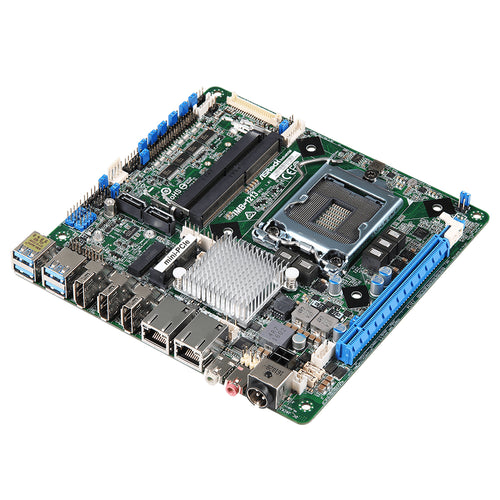 ASRock IMB-1213 Intel Coffee Lake-S Q370 Thin Mini ITX Motherboard, vPro, Dual Intel LAN, TPM 2.0, 12V/19~28V DC-In